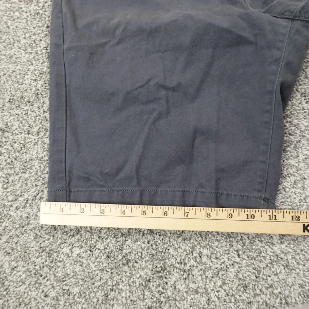Eddie Bauer Shorts Mens 34 Gray‎ Chino Hiking Outdoor Flat Front Trail Camp Trek